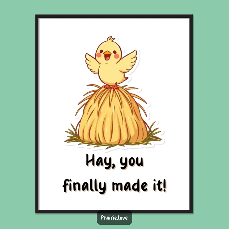 Funny Free Printable Wall Art: Happy Bird Flight, Whimsical Downloadable Decor