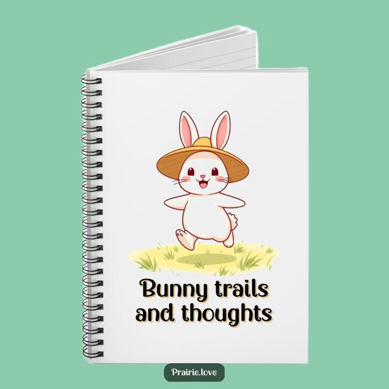 Funny Rabbit Notebook: Jot Down Happy Thoughts Journal, Perfect Funny Gift