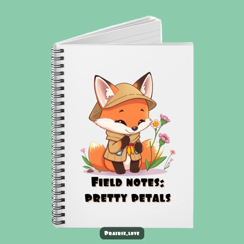Funny Scout Fox Notebook: Jot Down Ideas with Curious Explorer Journal, Funny Gift